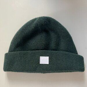 ACNE STUDIO Forest Green Patch Beanie
